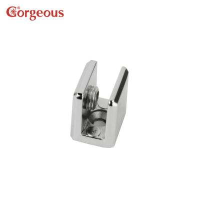 China Gorgeous Glass Railing Bracket Glass Bracket Clip Flange Cabinet Bracket Satin Polish Flange Glass Bracket for sale