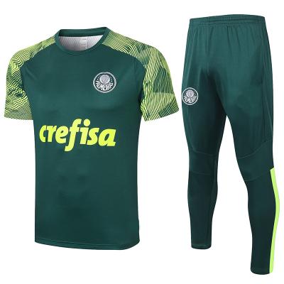 China Shirts & Main 2020 New Palmeiras Tracksuit Short Sleeve Tracksuit 3/4 Pants Shaping Suit for sale