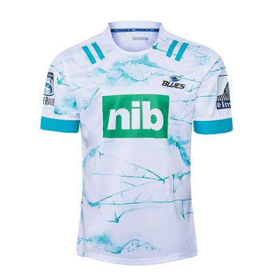 China Antibacterial all New Zealand sublimation printing stiped rugby jersey league tank tops with black and any other color for sale