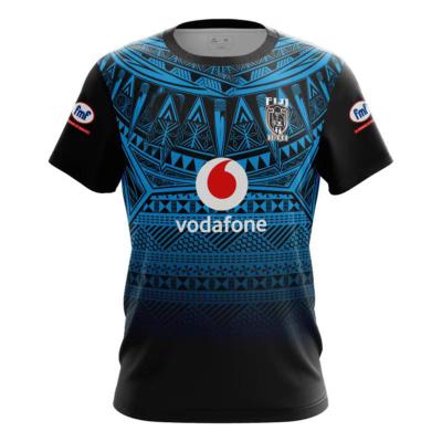 China 2022-2023 Home Fiji World Cup Antibacterial Rugby Jerseys Away Shaping Shirt S-5XL for sale