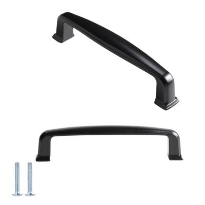 China Farmhouse Latest Design Hardware Handle Black Cabinet Draw Pull Handle Aluminum Material for sale