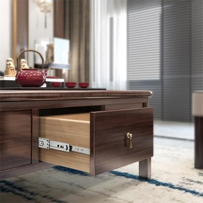 China New Furniture Fittings Contemporary Cabinet Rail Drawer Slide Expanding Table Hardware Sliding Drawer Box for sale