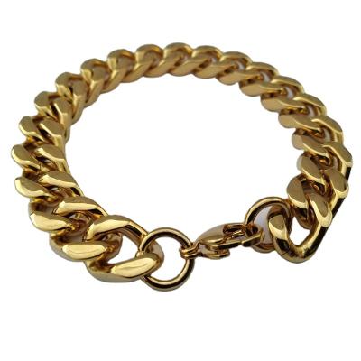 China 2020 Fashion Selling High Quality Cuban Link Anklet Bracelet Stainless Steel Upper Anklets For Woman for sale