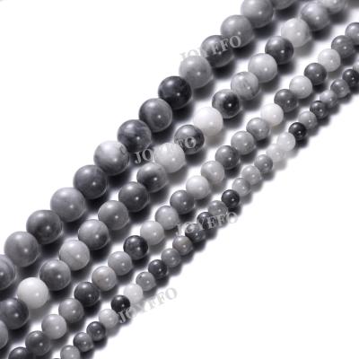 China 6mm-12mm Natural Stone Beads Chinese Wholesale Gemstone Romantic Eagle Eye Stone Loose Beads For Jewelry Making for sale