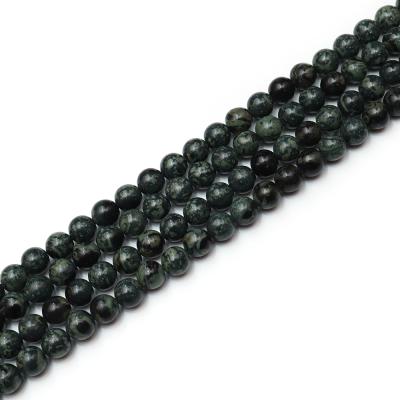 China Dark Green Loose Beads Environment Friendly Jade Beads For Burma Jade Gemstone Beads Green Stone 10mm 15inch for sale