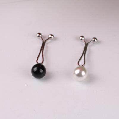 China 2019 ALLOY Fashion Jewelry Safety Pin Muslim Hijab Scarf Clip Pin Pearl Brooch for sale