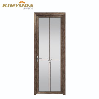 China Soundproof Hospital Modern Commercial Aluminum Frame Door Kitchen Glass Doors for sale