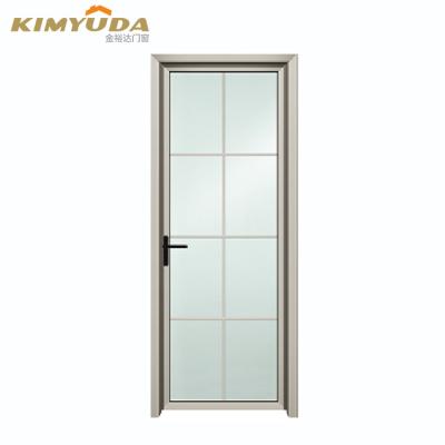 China China Style Folding Swing Style Interior Casement Door Modern Soundproof Exterior Glass Aluminum Price for sale