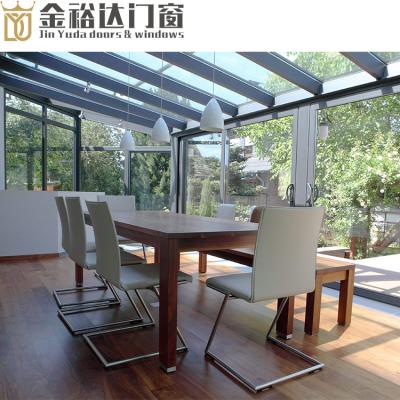 China Professional garden custom European style sunroom sunroom tempered glass aluminum alloy designers to design the door installation services for sale