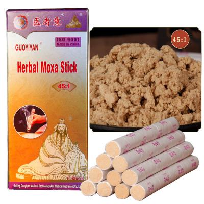 Chine 10pcs Moxa Roller Stick pour la fonction de soins de santé du corps à vendre