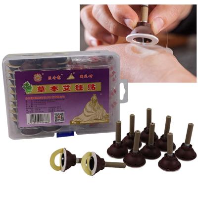 Chine Classe II bâton de traitement par moxibustion pour la thérapie par brûleur à rouleaux moxa chinois auto-adhésifs à vendre