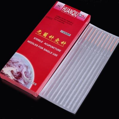 China Looped Disposable Sterile Acupuncture Needles for Body Massage 0.30/35/40*100/125/150mm for sale