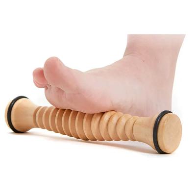 China Safety Standard Wooden Foot Massage Roller for Plantar Fasciitis and Stress Relief for sale