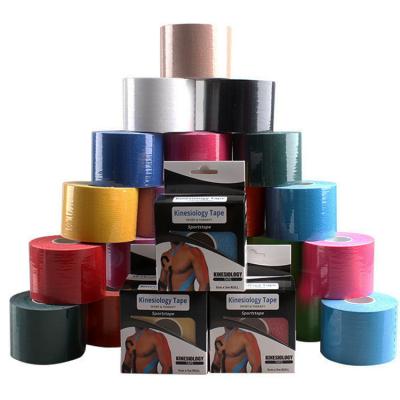 China Waterproof Kinesiology Tape 10cm 2.5cm 3.8cm 5cm 7.5cm for Preventing Muscle Strains for sale