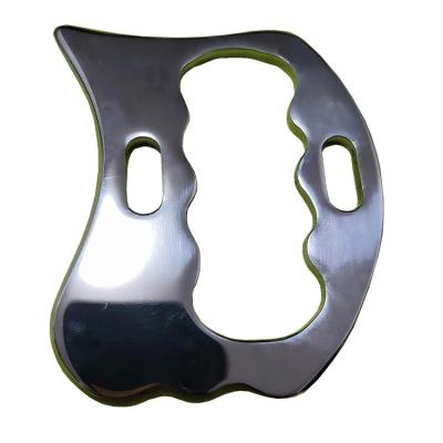 China Food Grade Stainless Steel Gua Sha Muscle Scraper Massager for Physical Therapy for sale