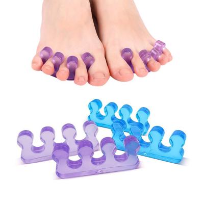 China Polonês de unhas separado com 2 pares de separador de dedos Pedicure Fácil de limpar espaçadores de dedos à venda