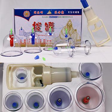 China Household Cupping Therapy Set of 6 for Vacuum Massage and Acupuncture for sale