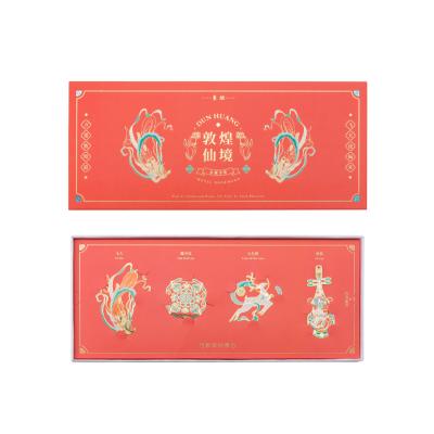 China The creation day of Guo Chao landmark hotel and Dunhuang resort metal gift landmark gift box students business cultural gift teachers to teachers for sale