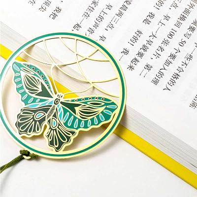 China Hotel and Resort Guochao Chinese Style Gift Metal Landmark Stationery Gift Box Package Student Business Gift Butterfly for sale