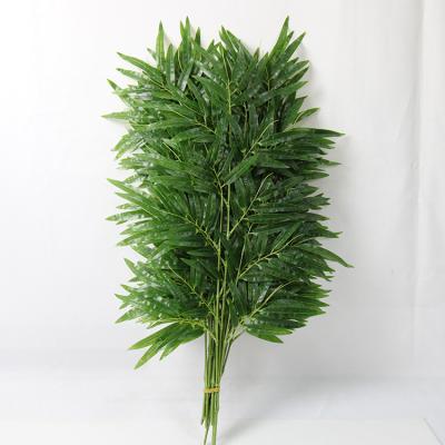 China Factory Price Minimalist Decorative Bamboo Plants Leaves Silk Bamboo Leaves Artificial Bamboo Tree Leaves for sale