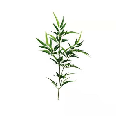 China Environmental Artificial Bamboo Plants For Home Indoor Artificial Bamboo Tree Stems Decor Artificial Bamboo Leaves for sale