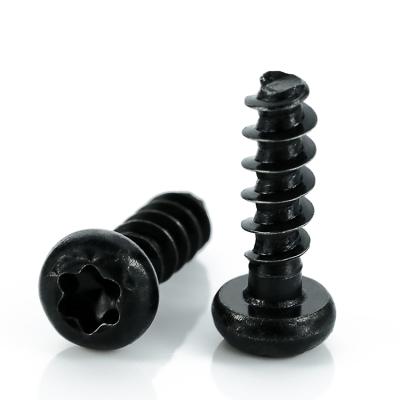 China Pan Torx Screw M4*16 WN1452 Pan Head Black Zinc Plated Pint for sale