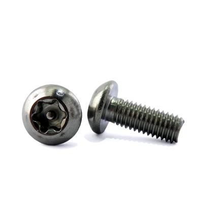 China Tamper Proof Stainless Steel Pan Head Six Lobe Security Torx Screw With Pin for sale