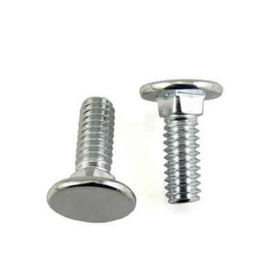 China 1/4-20*19 FLAT HEAD TROLLEY BOLT / STAINLESS STEEL CAR BOLT CUP SQUARE TROLLEY BOLT SCREWS DIN 603 for sale