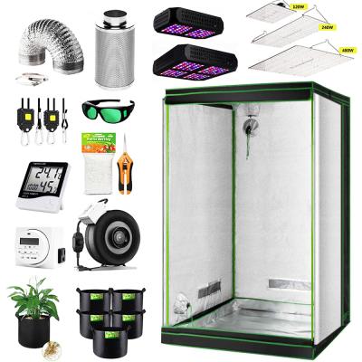 China SINOWELL Factory Direct Supply Easily Assembled Indoor Hydroponic Grow Tent Complete Kit for sale