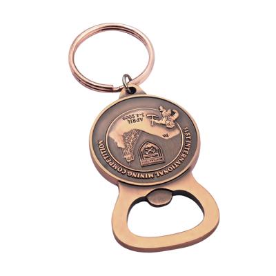 China Viable Cheap Factory Price Custom Brass Beer Bottle Opener Key Maker Chain With Bottle Opener for sale