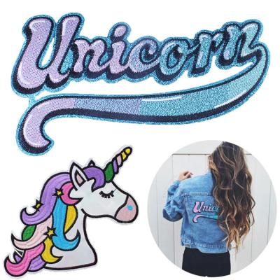 China Wholesale Cheap Fashion Custom Heat Press Iron On Logo Badge Letter Embroidery Patch Viable For Apparel for sale