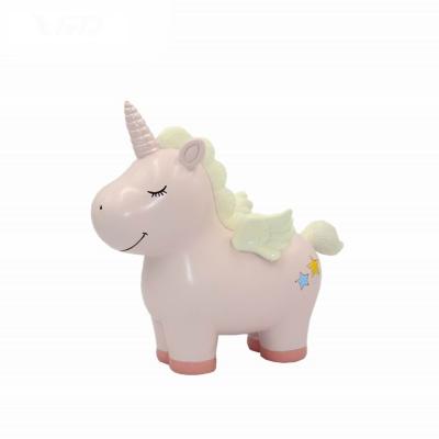 China Europe Polyresin Ceramic Figures Unicorn Vivid Gifts Design Home Decoration for sale