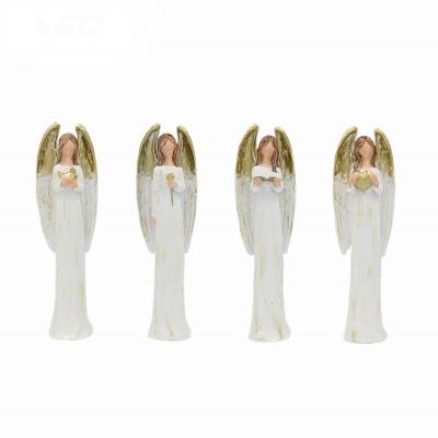 China Wholesale Popular Polyresin Christmas Decoration Ceramic Home Angel for sale