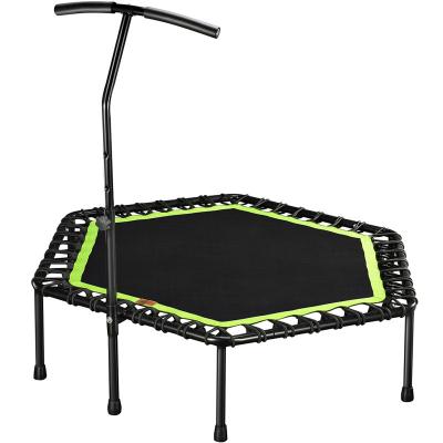 China Small Cheap Home Indoor Gym Trampoline Manufacturers Price Silent And Superb Carrier Jumping Fitness Trampoline for sale