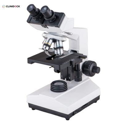 China Human Hospital Binocular Microscope With Low Price Optical Trinocular Biological Binocular Microscope for sale