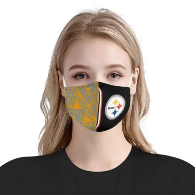 China Custom American Football Samoan Samoan Polynesian Tribal NFL Dustproof Breathable Anti-Dust Face Mask Unisex Adult Face Mask for sale