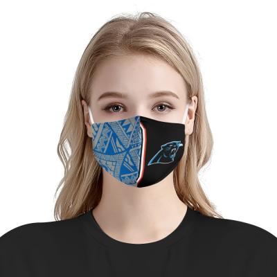 China Polynesian Samoan Tribal Design NFL American Football Team Stylish Knitted Windproof Face Custom Mask Washable For Outdoor Party Mask for sale