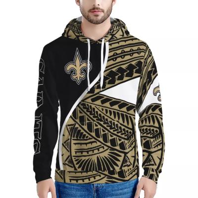 China Custom American Football Polynesian Samoa Tribal Design NFL Team Sweater Boy Casual Over Anti-wrinkle Sized Hoodies Sweater for sale