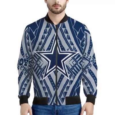 China 2021 Viable New Arrived Custom American Football Team Windbreaker For Men NFL Polynesian Samoan Tribal Design for sale