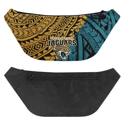 China Noble Canvas Fanny Pack Waist Bag Team Printing Upscale Good Looking Polynesian Design Samoan Tribal American Football NFL Football Water Proof for sale