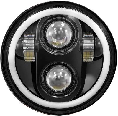 China 12V Halo Light 5 34 Led Motorcycle Headlight Angel Eye Rings OTHER for sale