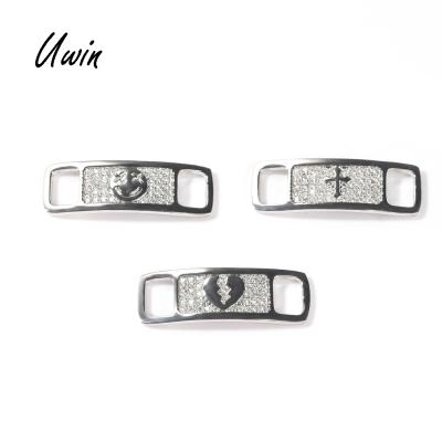 China Shoe Buckle Design Laides Shoe Buckle New Iced Out CZ Shoe Charm CZ Shoe Buckles For Men Women Wholesale Jewelry for sale