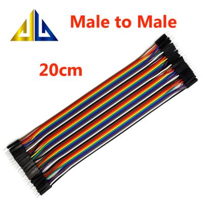 China PCB 40 Pins 20CM Male Dupont Line To Male Jumper Wire Dupont Cable Electrical Wires For Kit for sale