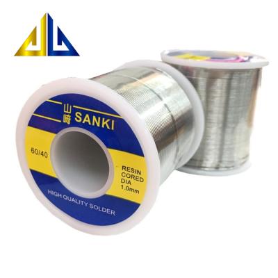 China Japan SANKI 60/40 Wire Low Melting Point Rosin Core Solder Wire Solder Wire Roll 250g/0.5mm Low Melting Point Rosin Core for sale