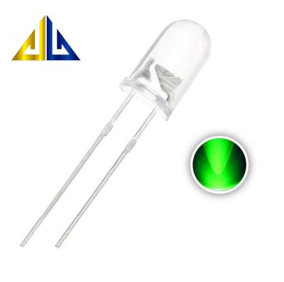 China High Quality LED Lamp Transparent Green 5mm LED Ceiling Light Led Diode 1000pcs=1bag for sale