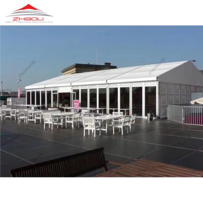 China Waterproof / Fireproof / Wind-resistant 500 People Glass Marquee Tents For Outdoor Weddings And Parties for sale