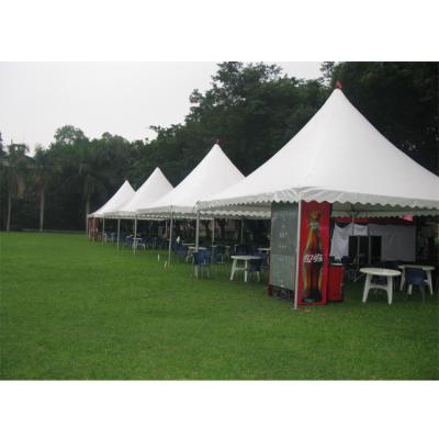 China Waterproof/Fireproof/Wind-resistant Aluminum PVC Pagoda Tent Booth Cabin Standard 3x3m For Food Festival for sale