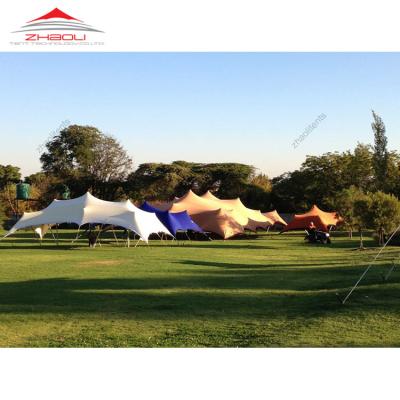 China Customizable Waterproof PVC Stretch Tents 20m New Design Waterproof/Fireproof/Wind-resistant For Events Wedding Party for sale