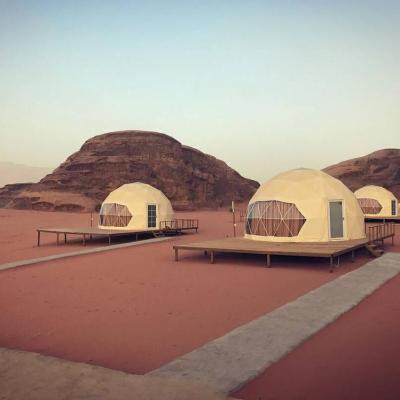 China Galvanized steel tube 4mcustomized height dome hotel tent for travel&hiking for sale