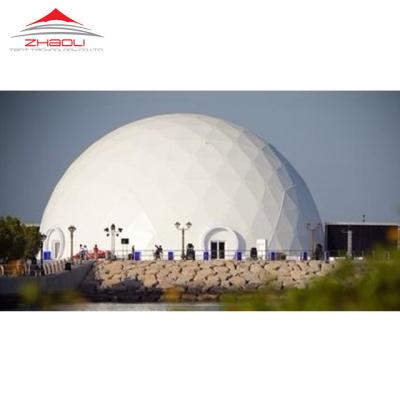 China Exhibitons new 15m geodesic tent dome tent, half sphere tent, geodesic arch tent for sale for sale